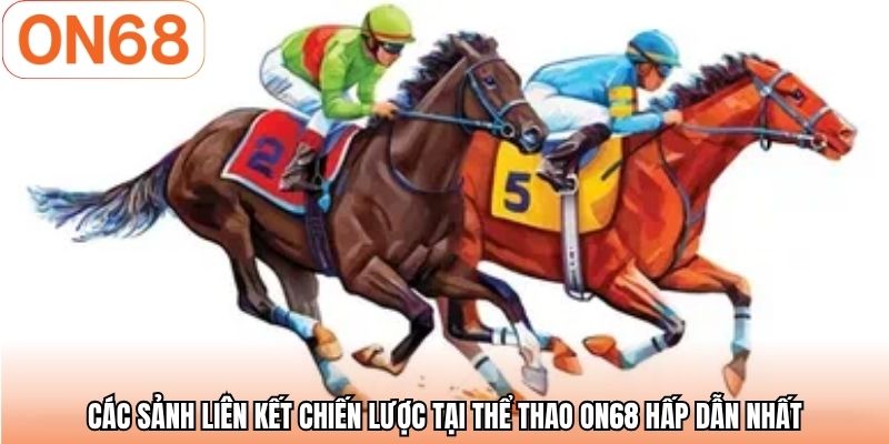 Các sảnh liên kết chiến lược tại thể thao ON68 hấp dẫn nhất